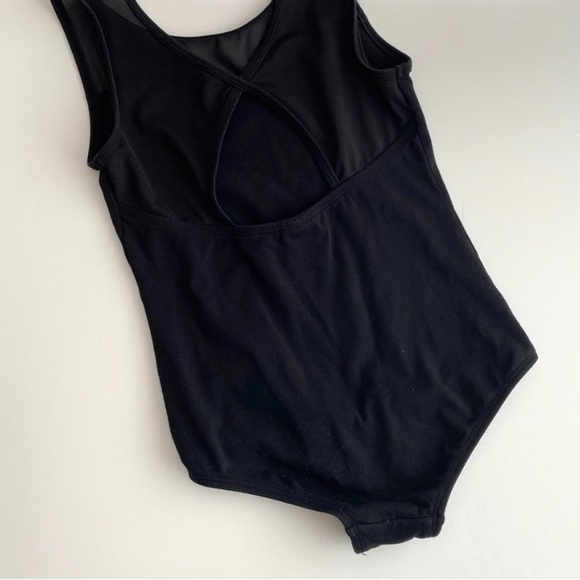 (2/$8) Girls black leotard - Picture 2 of 4